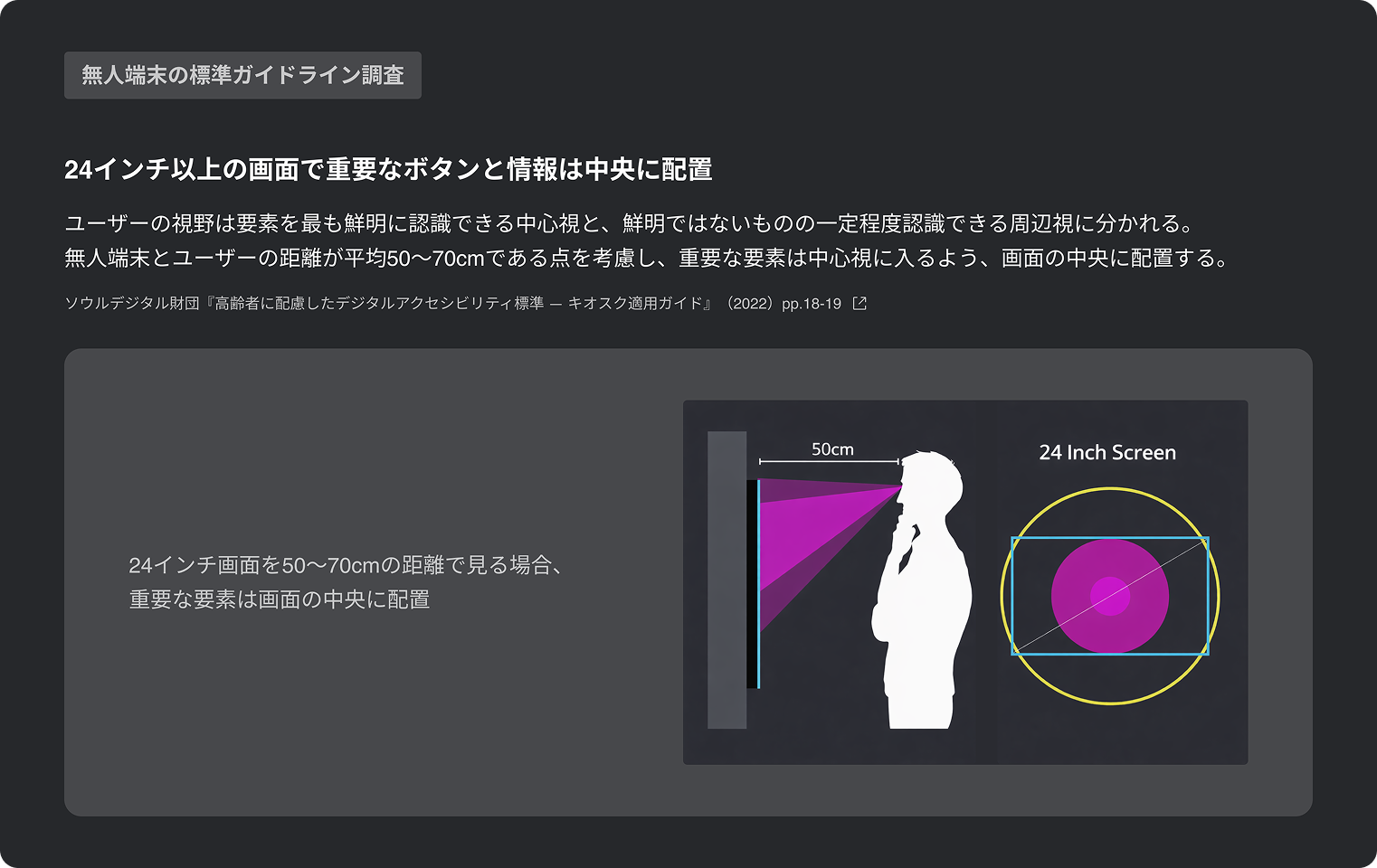 空間と距離を考慮したUI設計例リスト